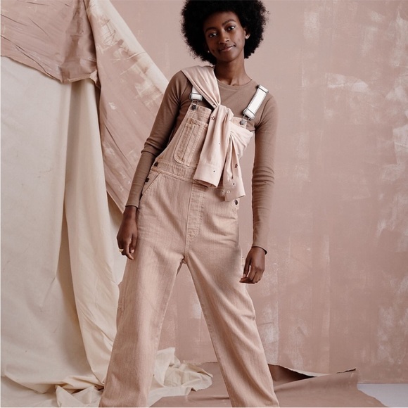 Madewell x Backdrop • Studio Hours Garment-Dyed Overalls - Picture 7 of 13